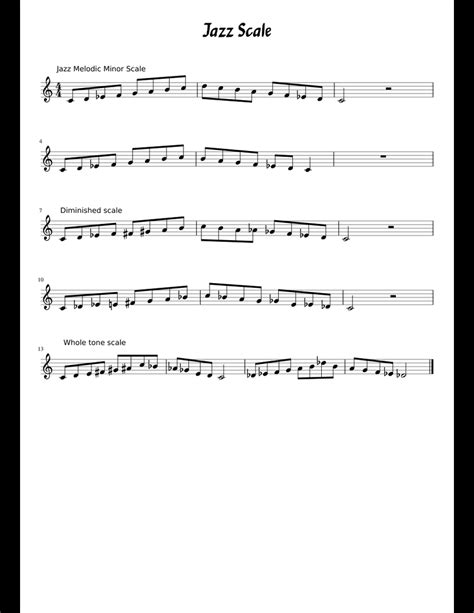 Basic Jazz Improv - Call & Response. . Jazz scales for trumpet pdf